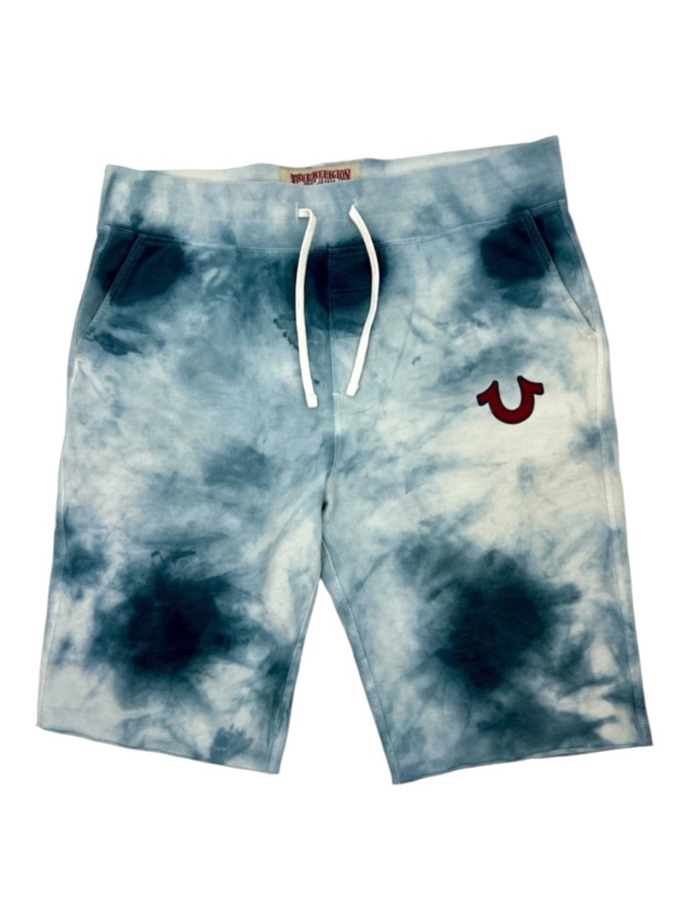 True Religion Camouflage Logo Men's Sweat Shorts SZ Large (New)